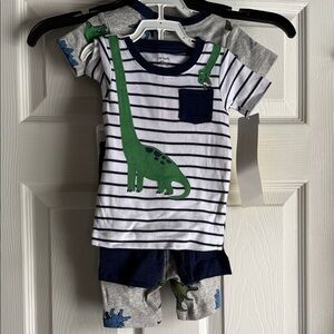 Carter's Navy and White Striped Baby Top